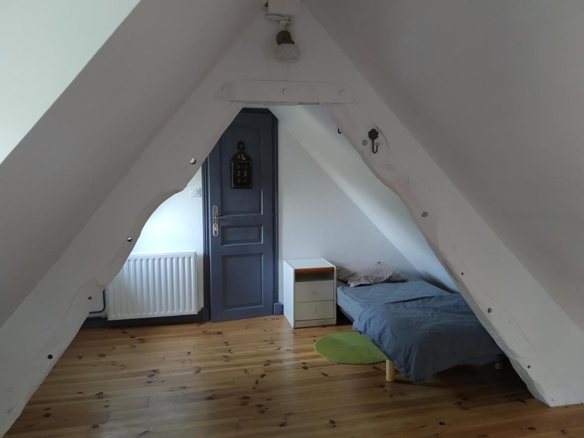 Maison En Pierre Dans Son Nid De Verdure Roz-Landrieux Екстериор снимка